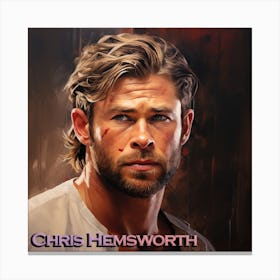 Chris Hemsworth 1 Canvas Print