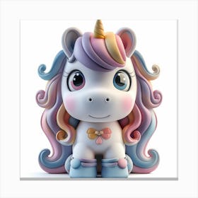 Unicorn Figurine 71 Canvas Print