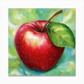 Red Apple Canvas Print