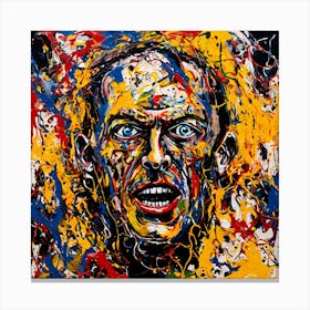 Splatter Painting Canvas Print