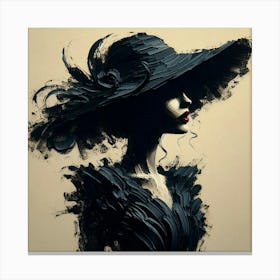 A mysterious woman 5 Canvas Print