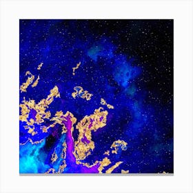 100 Nebulas in Space with Stars Abstract n.109 Canvas Print