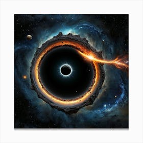 Black Hole 8 Canvas Print