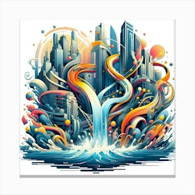 A city Canvas Print