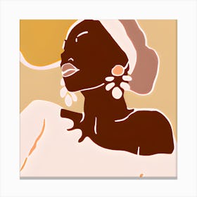 Portrait Of A Woman 6 Canvas Print