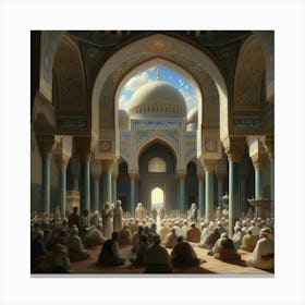 Islamic Prayer 1 Canvas Print