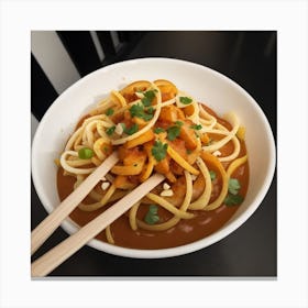 Chicken Noodle Soup Canvas Print