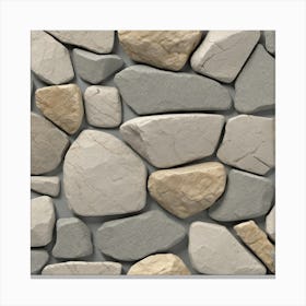 Stone Wall 45 Canvas Print