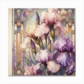 Iris Painting Canvas Print