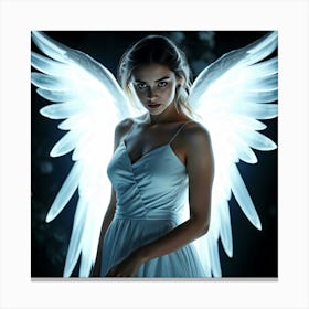 Angel In Glow - Diverse Art Illustration 76 Canvas Print