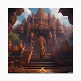 Buddhist Temple Canvas Print