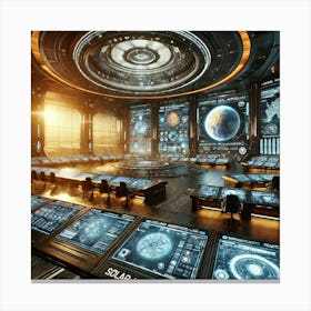 Solar Command Center Canvas Print