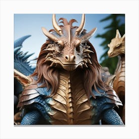 Dragons Canvas Print