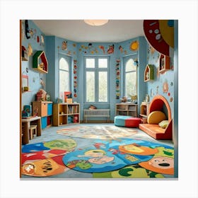 Children'S Room 7 Canvas Print