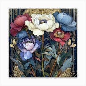 Peonies 1 Canvas Print