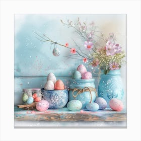 Easter Eggs Canvas Print