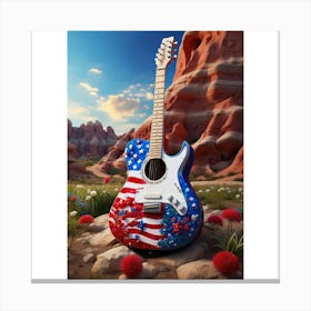 Red, White, and Blues Canvas Print