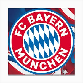 FC Bayern München Logo Wall Art 35 Canvas Print