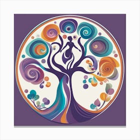 Womantree Canvas Print