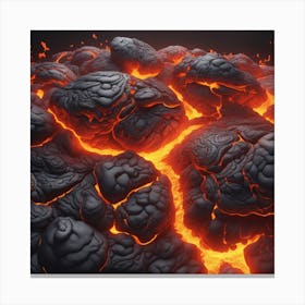 Lava Landscape 4 Canvas Print