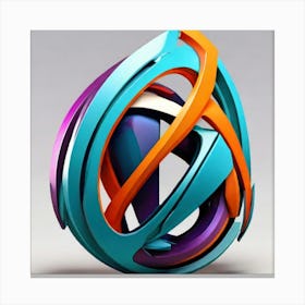 Abstract Sculpture Canvas Print