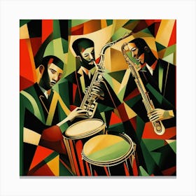 Jazz Trio Canvas Print