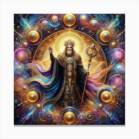 King Of Gods Canvas Print