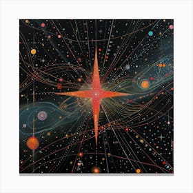 Cosmology Of The Universe Canvas Print