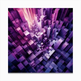 Abstract Cubes 5 Canvas Print