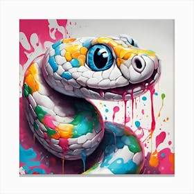 Snake Painting Canvas Print