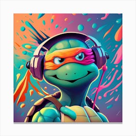 Teenage Mutant Ninja Turtles music Canvas Print