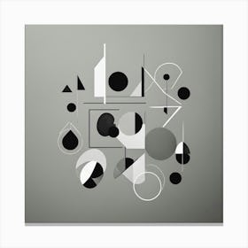 Abstract Geometric Shapes Wall Art Canvas Print