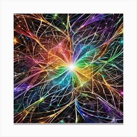 Psychedelic Abstract Background 1 Canvas Print