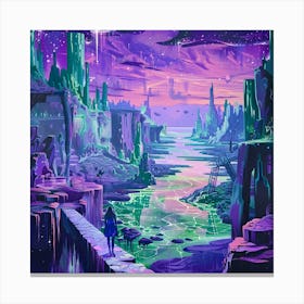 Alien Landscape 1 Canvas Print