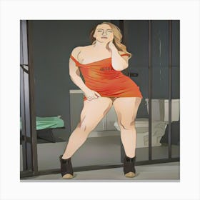 Sexy Prisoner 1 Canvas Print