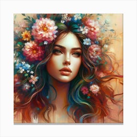 Flower Girl 2 Canvas Print