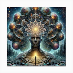Cosmic Man Canvas Print
