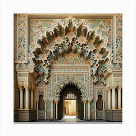 Entrance To The Palace Of Morocco51 Canvas Print