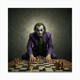 Joker Chess 2 Canvas Print