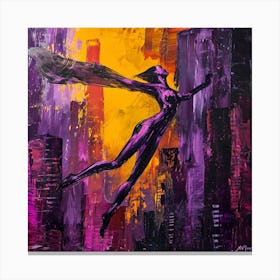 'Flying Woman' Canvas Print