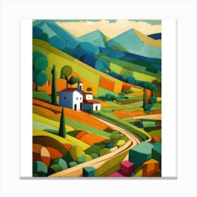 Tuscan Landscape Canvas Print