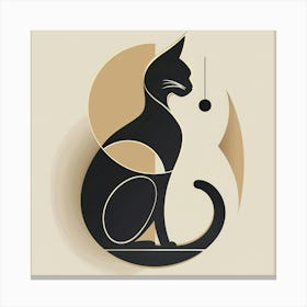 Cat With A Bell Canvas Print