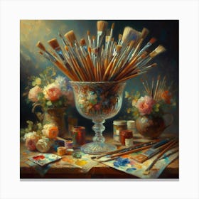 'Artist'S Studio' 1 Canvas Print