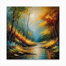 Autumn In The Forest 2 Canvas Print