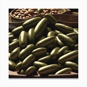 Green Beans Canvas Print