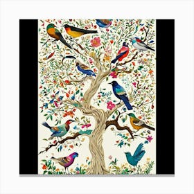 Birds In The Tree Canvas Print