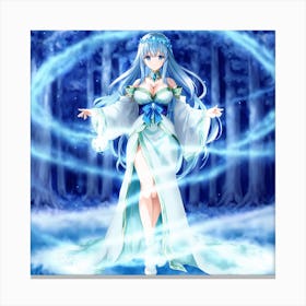 Blue Mage Canvas Print