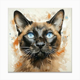 Siamese Cat 4 Toile