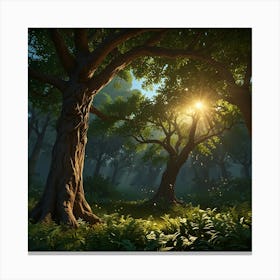 Fantasy Forest 22 Canvas Print