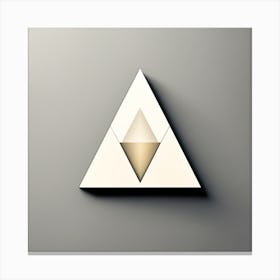 Triangular Triangle Canvas Print